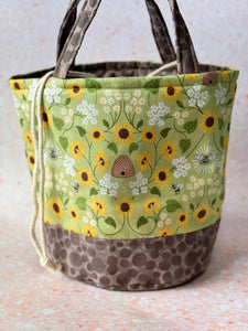 Bucket Bag - Large - Sunflowers