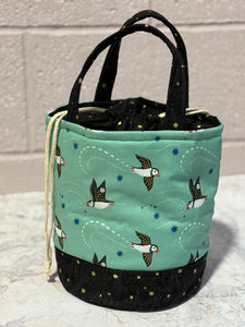 Bucket Bag - Large - puffins