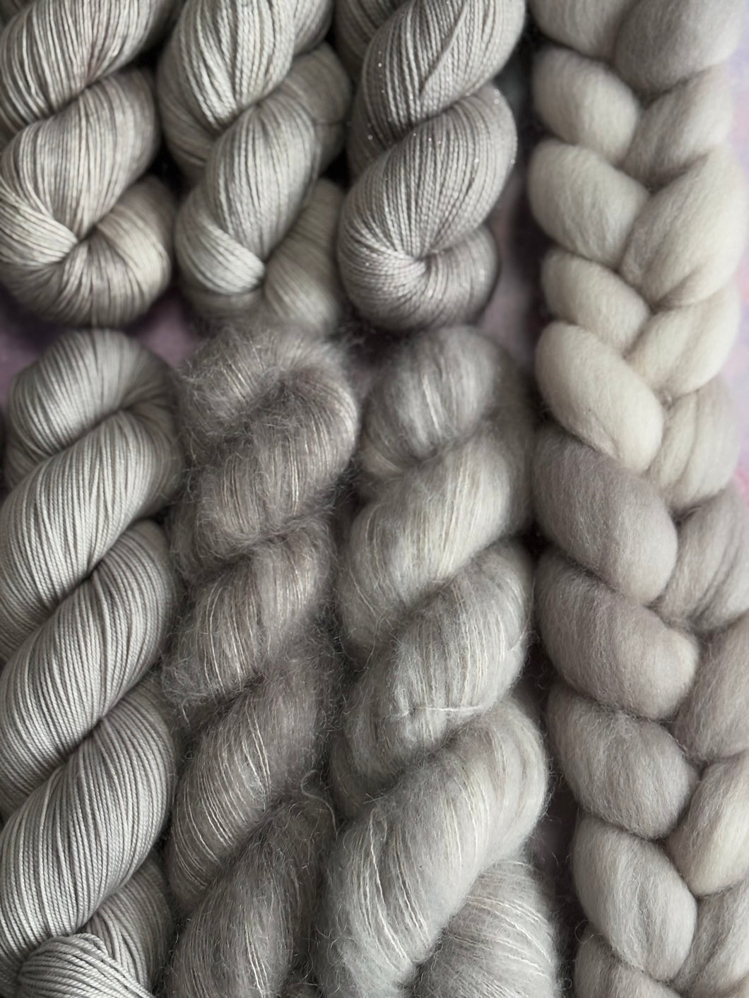 A Song of Yarn and Fibre Club - January 2025 - Silver Lady